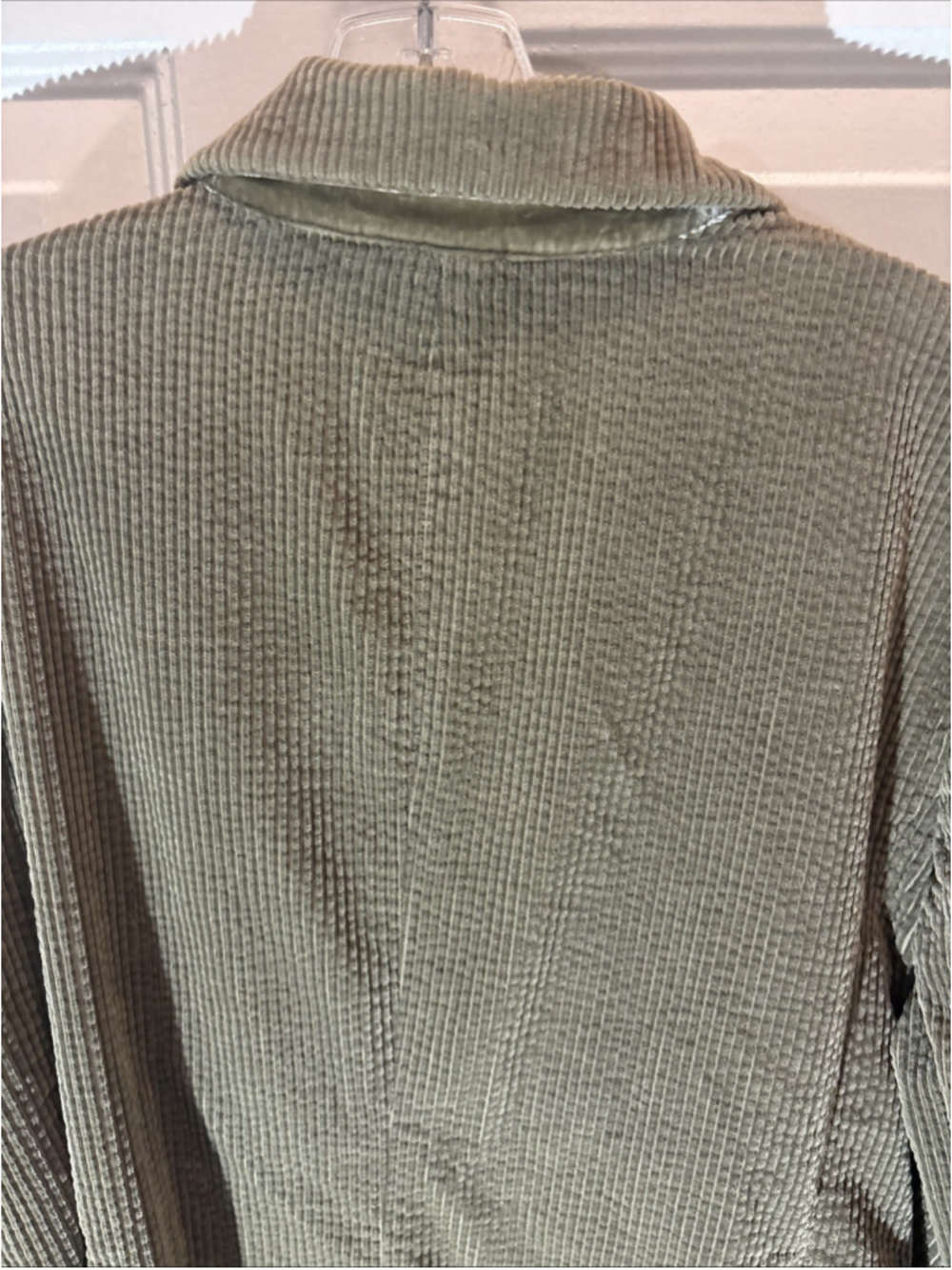 J. Jill Olive Green 100% Cotton Women's Jacket 2X 1138 - Picture 10 of 16